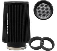 Filtro de aire universal en forma de cono, 3 tamaños en uno (76 mm, 89 mm, 101 mm), alto rendimiento, limpiador para coches de carreras deportivas