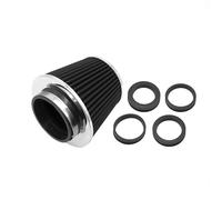 Filtro de aire universal para coche, 5 en 1, con cabezal tipo hongo, cápsula filtrante para motocicletas y accesorios. Colector goma 45° universal Esponja poliuretano d(Five-in-one black)