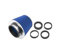 Filtro de aire universal para coche, 5 en 1, con cabezal tipo hongo, cápsula filtrante para motocicletas y accesorios. Colector goma 45° universal Esponja poliuretano d(Five-in-one blue)