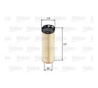 VALEO Filtros de motor 585648 - Filtro de aire - Excelentes propiedades de filtración, capacidad de Larglife, ajuste exacto y fácil