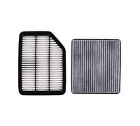 Filtro de aire y de cabina for coche, compatible con Chery Tiggo 3, 1.6L, 1.6MT, 1.6CVT (modelos 2014-2020, T11-1109111AC, J60-8107910).(Green)