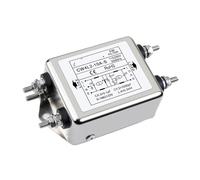 Filtro de alimentación de CA monofásico CW3 CW4L2 10A 20A 30A-S/T AC220V filtrado de doble etapa(CW4L2-10A -S 10A bolt type)