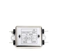 Filtro de alimentación monofásico de doble sección para supresión de ruido industrial/rfi - 20a 50/60Hz 0-30mhz 60db pérdida de inserción 80db Stop Atenuación carcasa metálica - Cw4l2 para 20a-t