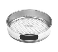 Filtro de alimentos 1 pieza 4-100 malla estándar tamiz de prueba diámetro 200 mm 4,75-0,15 mm harina de muestreo de acero inoxidable con marco de perforación de doble capa tamiz de cocina (0,9 mm)