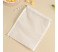 Filtro de alimentos 1 pieza nailon malla fina bolsa colador leche nuez almendras filtro café reutilizable en frío paño queso tamiz cocina (S)(S)
