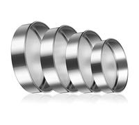 Filtro de alimentos, 1 unidad, 10-35 cm, redondo, de acero inoxidable 304, colador de alta precisión, micras para cocina, harina, polvo, filtros, colador de cocina (malla 200, 0,075 mm, 10 cm)