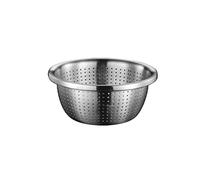 Filtro de alimentos multifuncional de acero inoxidable para desagüe de arroz, verduras, frutas, cesta de limpieza, filtro de malla, utensilios de cocina, tamiz de cocina (24 cm)