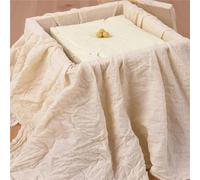 Filtro de alimentos sin blanquear para colar algodón natural, reutilizable, colador de tela de queso para leche de almendras, yogur, bolsa de nueces, colador de cocina (60 x 60 cm)