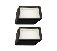 Filtro de aspiradora ABS Reutilizable Lavable Filtro de aire de partículas de alta eficiencia Pieza de repuesto para limpiador de pisos X8 X9 X9 Pro Juego de 2 piezas