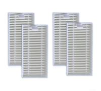 Filtro de aspiradora de repuesto para bObsweep Dustin Orb-i para Ultra-Vision RC400 Robot Partes de aspirador Filtro Accesorios de malla Blanco 4/10 Pack (4 unidades)