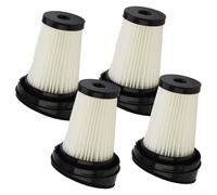 Filtro de aspiradora lavable compatible con BEKO VRT61814VB, VRT61814VR y para GRUNDIG VCH9929, VCH9930 - Reutilizable, negro (4 unidades)