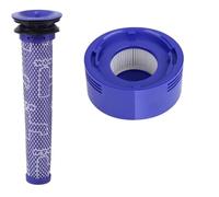 Filtro de aspiradora para Dyson V8, filtro de animales lavable para Dyson V7, filtros de repuesto para aspiradora Dyson V7 V8, filtro postmotor y filtros pre HEPA de repuesto # DY-96566101 (1 paquete)