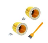 Filtro De Aspiradora. Reemplazo Del Filtro. Compatible Con Kärcher WD2250, WD3.200, MV2, MV3 Y WD3. Accesorios For Aspiradoras. Filtros De Aire Y Polvo.(2pcs)