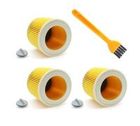 Filtro De Aspiradora. Reemplazo Del Filtro. Compatible Con Kärcher WD2250, WD3.200, MV2, MV3 Y WD3. Accesorios For Aspiradoras. Filtros De Aire Y Polvo.(3pcs)