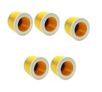 Filtro De Aspiradora. Reemplazo Del Filtro. Compatible Con Kärcher WD2250, WD3.200, MV2, MV3 Y WD3. Accesorios For Aspiradoras. Filtros De Aire Y Polvo.(5pcs)
