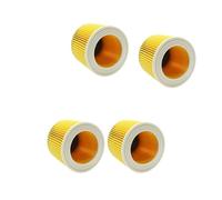 Filtro De Aspiradora. Reemplazo Del Filtro. Compatible Con Kärcher WD2250, WD3.200, MV2, MV3 Y WD3. Accesorios For Aspiradoras. Filtros De Aire Y Polvo.(4pcs)