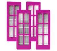 Filtro de aspiradora robot de repuesto para Eureka J15, para V16, para Evo para piezas de vaciado automático, lavable para HEPA para polvo fino y (paquete de 4)
