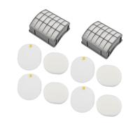 Filtro de aspiradora Shark, filtro Shark Navigator, espuma de cepillo autolimpiante y juego de filtros de fieltro para Shark NV70 NV71 NV80 NVC80C NV90 NV95 UV420, repuesto de 6 piezas