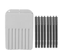 Filtro de Audífono, 8 Unidades/caja, Filtros de Protección de Cera de 1,2 Mm, Accesorio de Asistencia Auditiva con Caja de Contenedor Gris