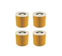 Filtro de Bolsa for Polvo Compatible con Karcher MV3 WD3 WD3200 WD3300 A2204 A2656 WD3.500P SE4001 SE4002 Piezas de aspiradora compatibles con Rowenta RB88 RU100(4pcs)