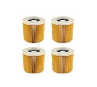 Filtro de bolsa for polvo, compatible con Karcher, MV3, WD3, WD3200, WD3300, A2204, A2656, WD3.500P, SE4001, SE4002. Piezas for aspiradoras.(4pcs)