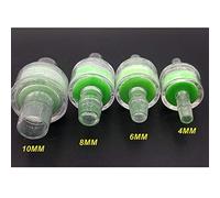 Filtro de bomba agrícola, filtro precisión, 5 unids/lote 4 mm 6 8 10 aceite agua Filtración aire Acoplamiento manguera filtración tanque peces for tubo silicona 3-10 (tamaño: mm)(8MM)