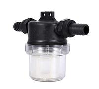 Filtro de Bomba de Agua, 16cm Profesional Transparente Colador Filtro de Malla 50, para Tubería de Interfaz de Riego de Jardín, Filtro de Bomba de Agua, Accesorios para Pesticidas