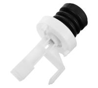 Filtro de Bomba de Desagüe para Lavadora, Tapón Negro ABS 38mm | Capuchón Plástico con Malla, Ajuste, Recambio Rápido para Mantenimiento y Prevención de Atascos