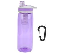 Filtro de botella de agua de material ABS, purificador portátil compatible con actividades al aire libre, filtración rápida compatible con h