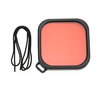 Filtro de Buceo con Carcasa Impermeable, Filtro de Buceo con Alta Transmitancia de Luz y Alta Dureza, Portátil para Cámara de Acción (Filtro Rojo)