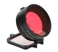 Filtro de Buceo Rojo Púrpura de 58 Mm, Estable, Conveniente Lente de Primer Plano Macro HD 16x Transparente para Hero 9 para Fotografía Subacuática