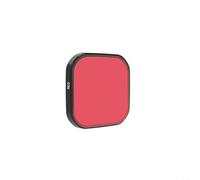 Filtro de buceo submarino para lente de cámara Insta360 Pro2 con sello impermeable y diseño a prueba de niebla para un rendimiento fiable en entornos húmedos (rojo)