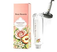 Filtro de cabezal de ducha de larga duración, 5 etapas de repuesto | Juego de accesorios de ducha y agua de baño para piel, cabello, cuero cabelludo, salud, dormitorio, hogar, lavabo, bañera