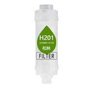 Filtro de cabezal de ducha, suavizante de agua, herramienta de baño, purificador de agua perfumado con múltiples opciones de fragancia, 5.9 x 1.9 x 1.96 pulgadas, aroma a bosque