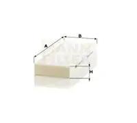 MANN-FILTER CU 26 014-2 Filtro de aire de cabina (set de 2) - para Automóviles + Vehículos de transporte