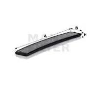 Filtro, aire habitáculo MANN-FILTER CUK 6724