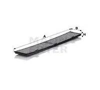 Filtro de cabina Comp. motor centro, bajo la tapa del depósito de agua CUK 8430