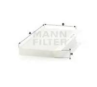 Filtro de cabina Comp. motor, lado acompañante, bajo la tapa depósito agua