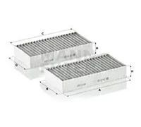 Filtro, aire habitáculo MANN-FILTER CUK 26 028-2