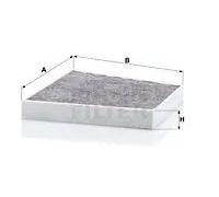 MANN-FILTER Filtro, aire habitÃ¡culo para MERCEDES-BENZ: Classe E, Classe CLS (Ref: CUK 3172)