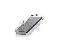 MANN-FILTER CUK 5257 Filtro de aire de cabina - Filtro de Polen con Carbón activado - para Automóviles + Vehículos de transporte