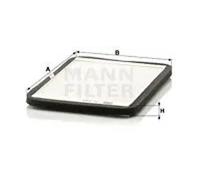 Filtro de cabina Comp. motor lado conductor, bajo la tapa depósito de agua