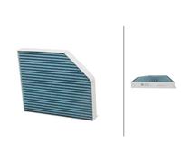 Filtro de cabina con efecto bactericida 8ZC 366 121-201 HELLA para AUDI PORSCHE