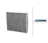 HELLA 8ZC 366 123-131 - Filtro de aire cabin Air con acción antibacteriana, para Ford Mondeo IV Saloon (BA7) 1.6 TDCi