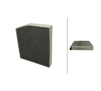 Filtro de Cabina de Carbón Activado HELLA para u.a. Mercedes-Benz A-Klasse