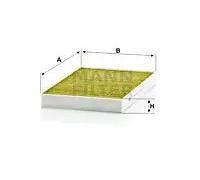 MANN-FILTER Filtro, aire habitÃ¡culo para MERCEDES-BENZ: Classe S, Classe CL (Ref: FP 2722-2)