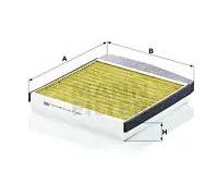 MANN-FILTER Filtro, aire habitÃ¡culo para VOLVO: S60, XC 90, S80, V70, XC 70 (Ref: FP 2855)