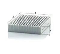 MANN-FILTER Filtro, aire habitÃ¡culo para SMART: Forfour, Roadster & MITSUBISHI: Colt (Ref: CUK 1830)