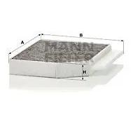 MANN-FILTER Filtro, aire habitÃ¡culo para MERCEDES-BENZ: Classe C, Classe GLC, Classe E, Classe CLS, Classe G, AMG GT, EQC, Classe SL (Ref: CUK 26 023)