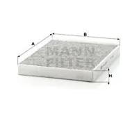 MANN-FILTER Filtro, aire habitÃ¡culo para PORSCHE: Cayenne & VOLKSWAGEN: Transporter, Amarok, Touareg & AUDI: Q7 (Ref: CUK 2842)